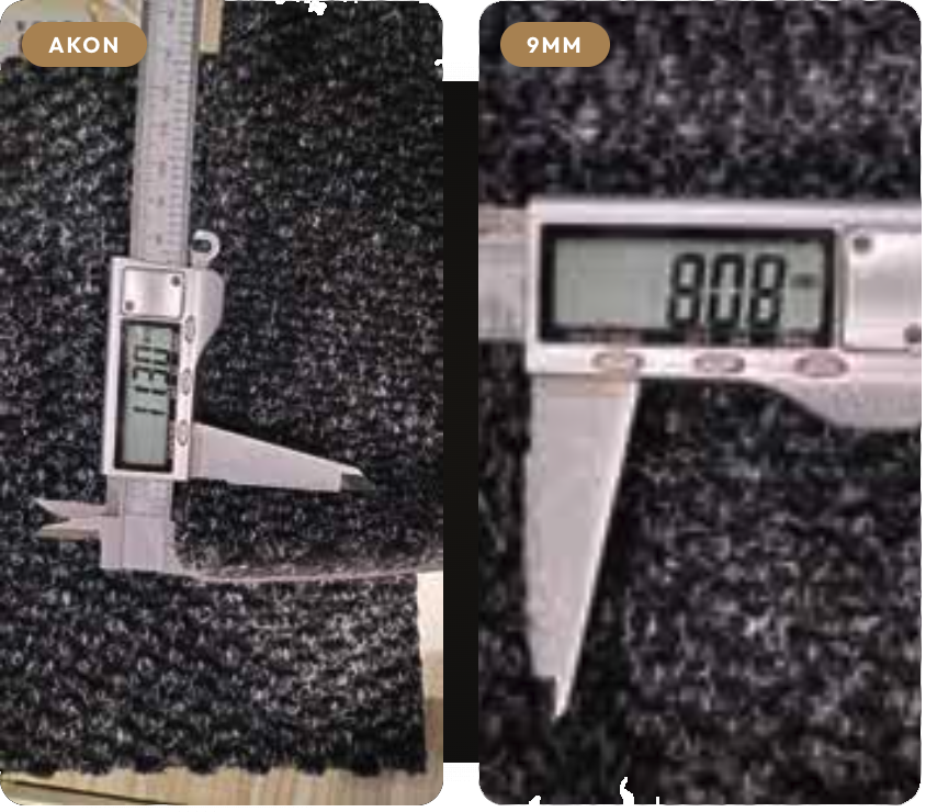 更高的绒毛高度